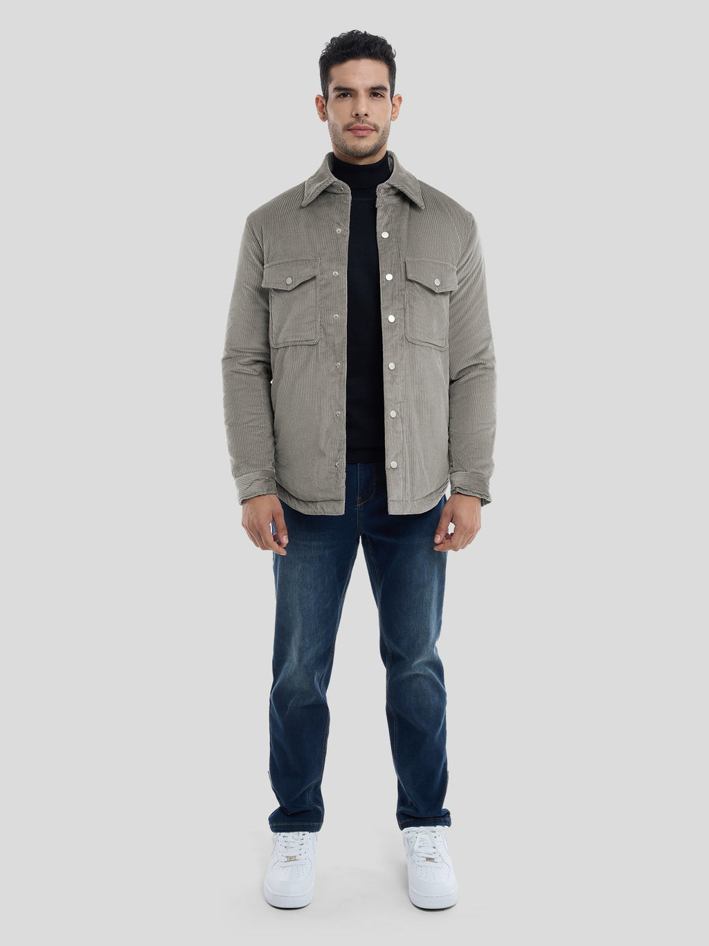 Corduroy Quilted Jacket