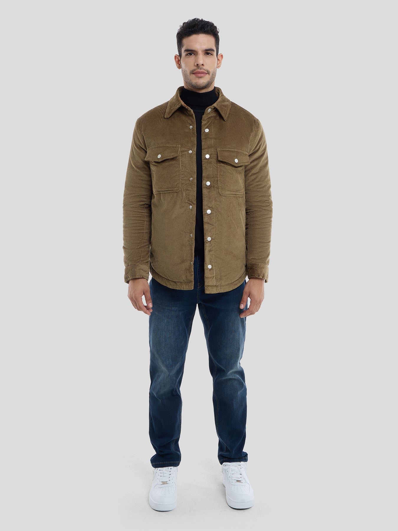 Corduroy Quilted Jacket