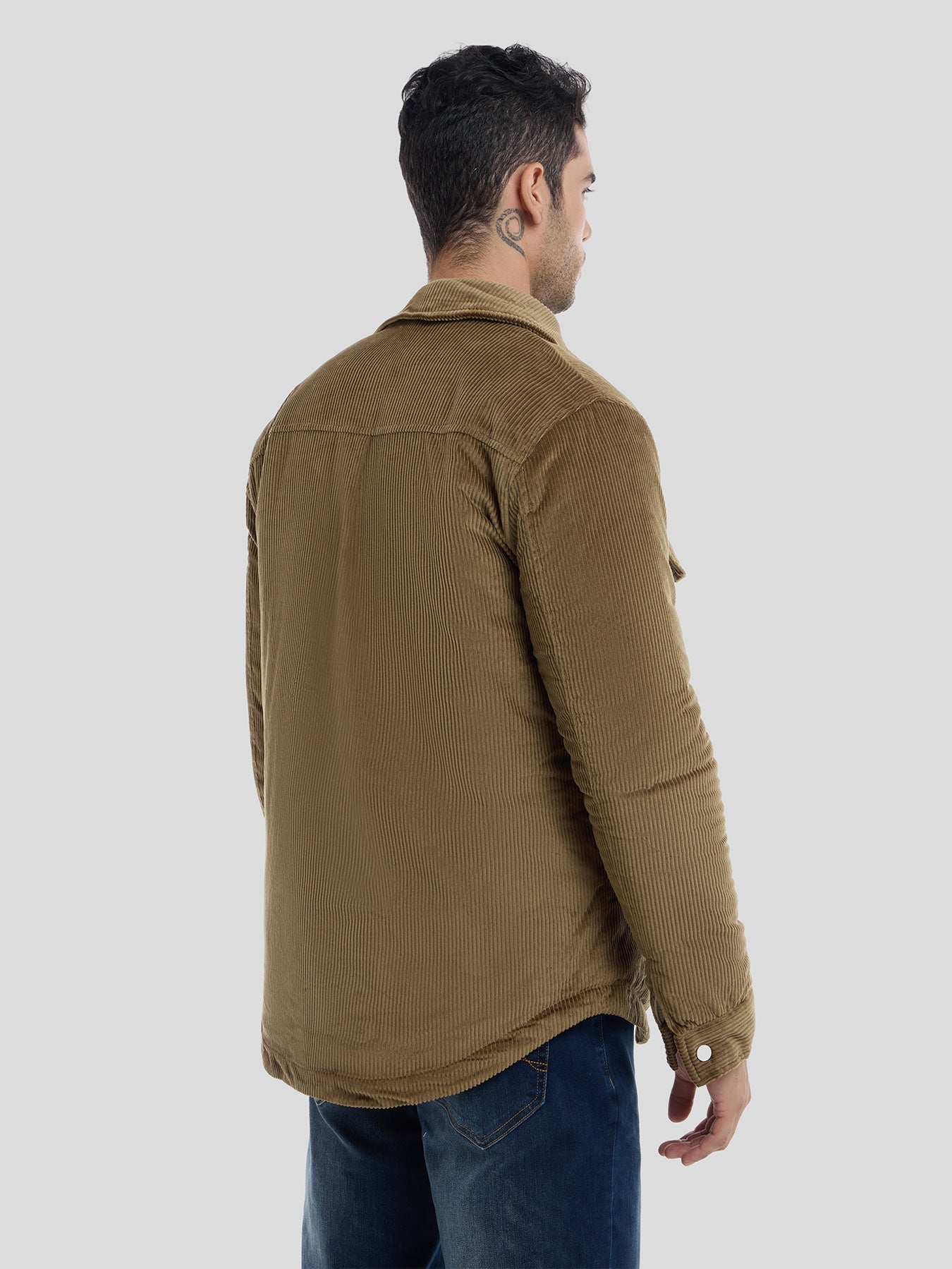 Corduroy Quilted Jacket