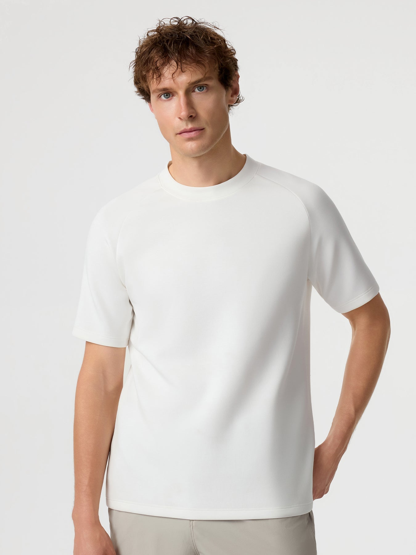 Modal Blend Short-Sleeve Raglan Tee