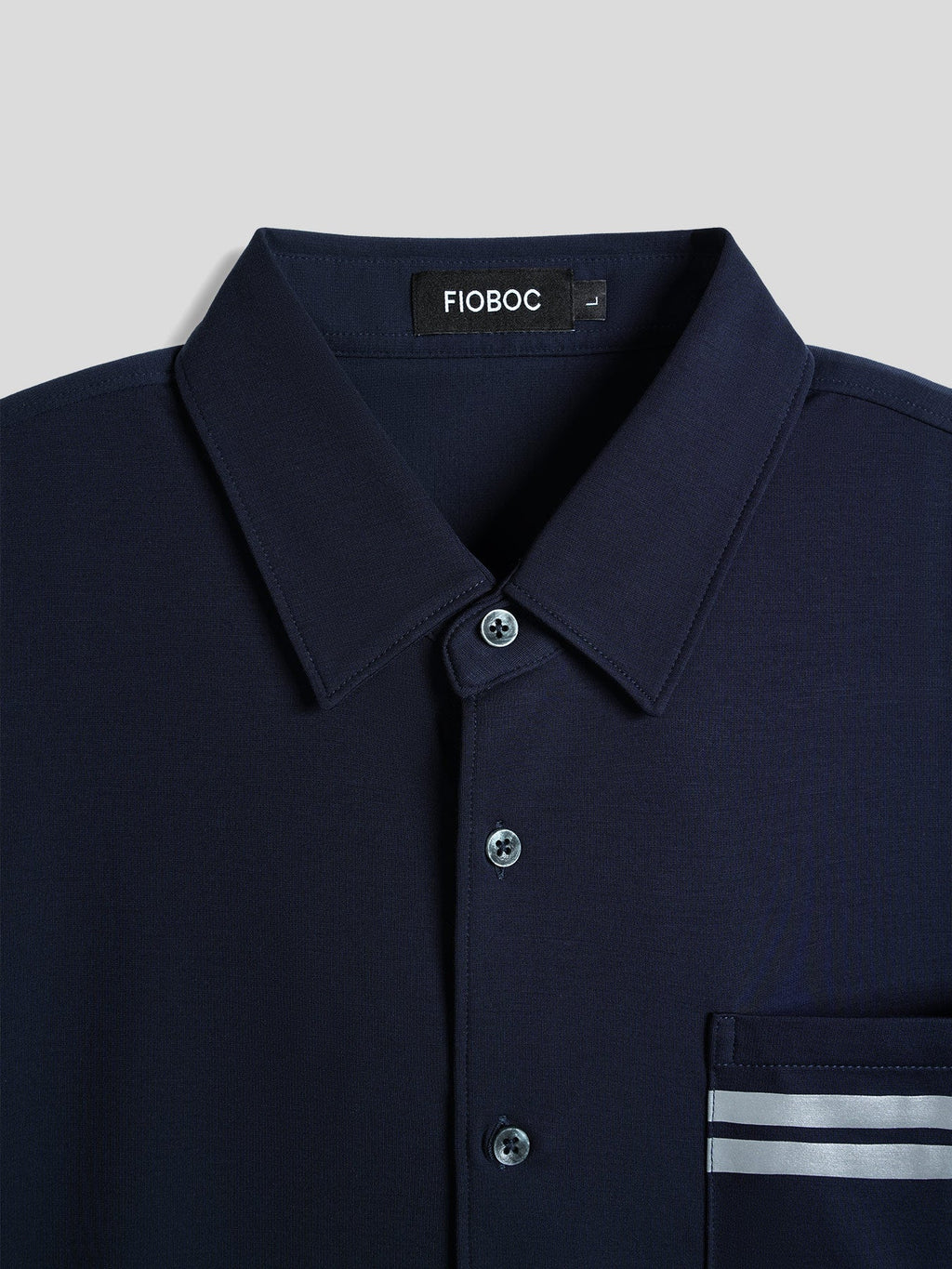 VelvetFlex Long Sleeve One Pocket Shirt